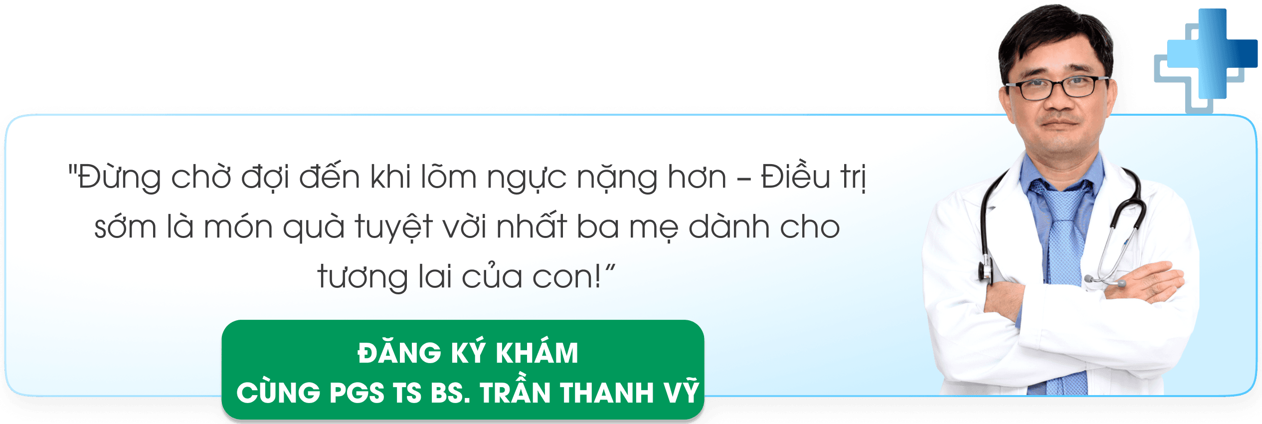 Lời khuyên của PGS TS BS. Trần Thanh Vỹ.